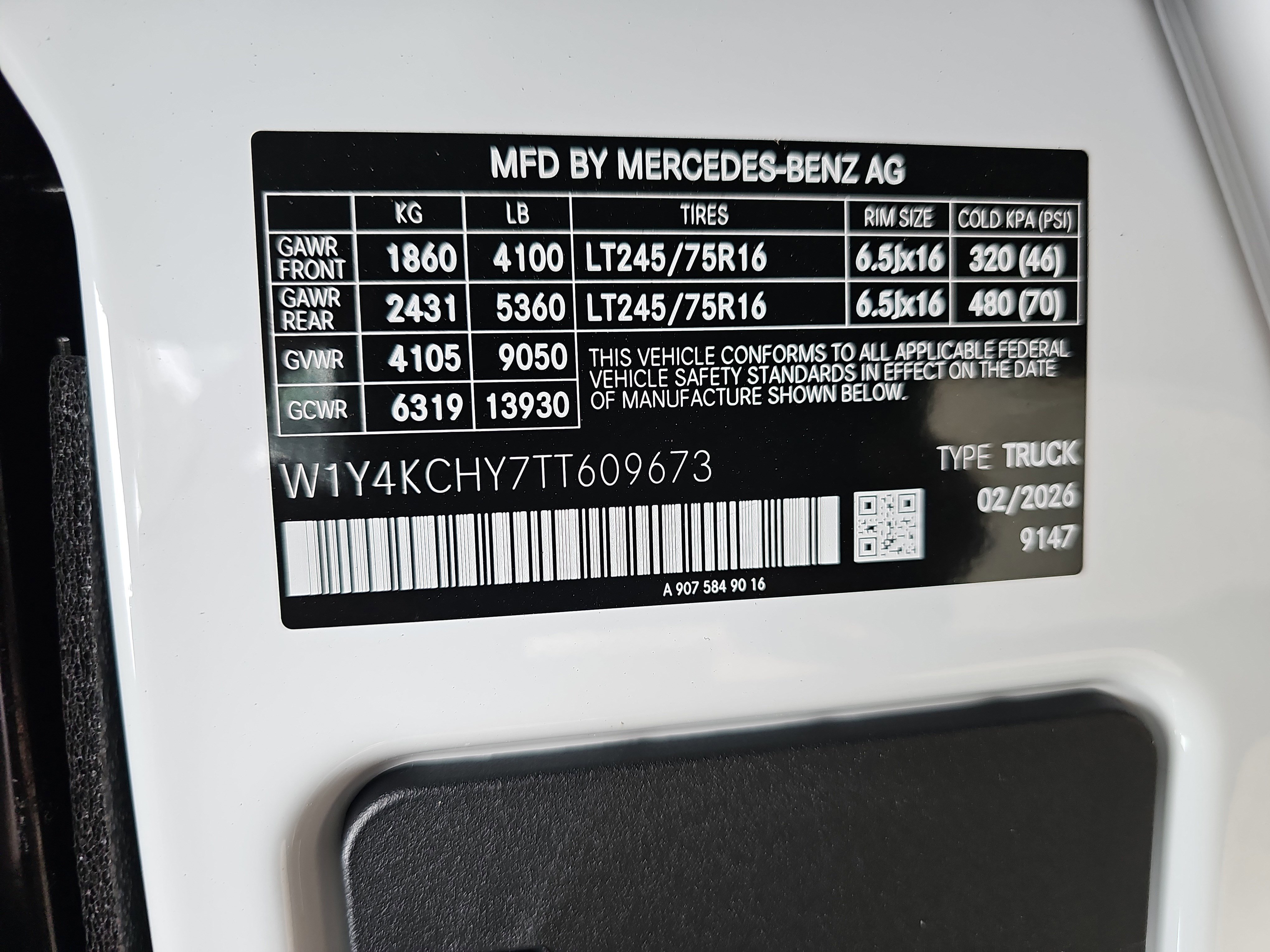 New 2026 Mercedes-Benz Sprinter 2500 image 31