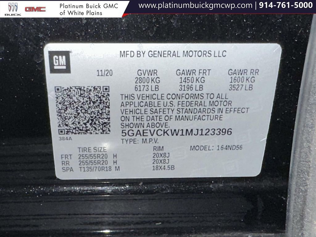 Used 2021 Buick Enclave Avenir w/ Avenir Technology Package image 36