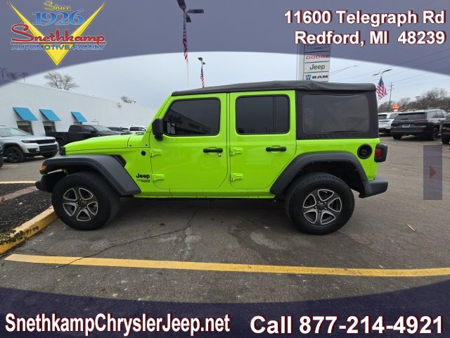 Certified 2021 Jeep Wrangler Unlimited Sport image 1