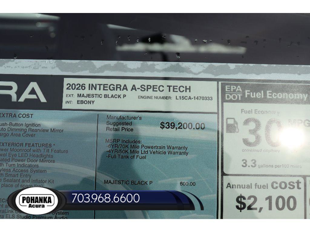 New 2026 Acura Integra A-Spec FWD image 40
