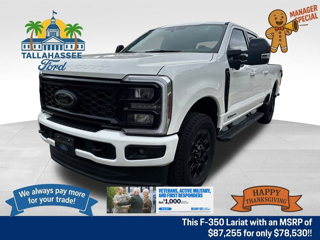New 2025 Ford F350 Lariat w/ Black Appearance Package