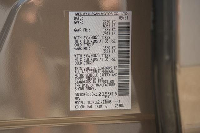 Used 2024 Nissan Pathfinder Platinum w/ Black Appearance Package image 44