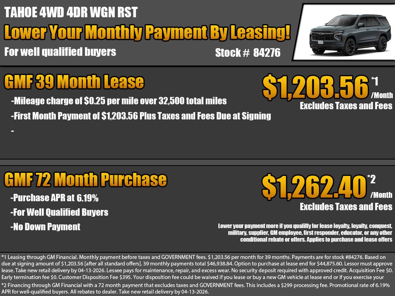 New 2026 Chevrolet Tahoe RST image 2