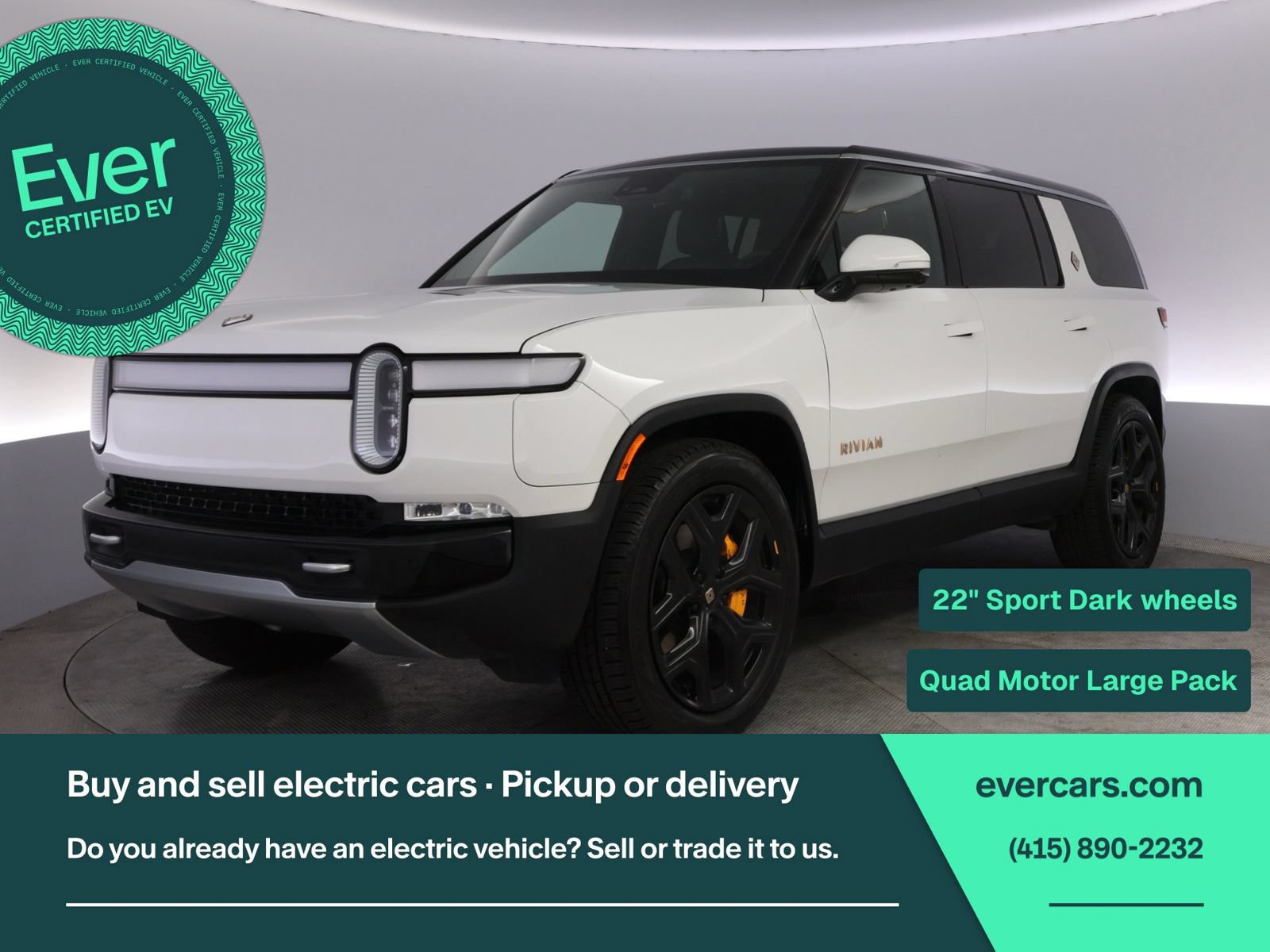 Used 2023 Rivian R1S Adventure Quad AWD/4WD image 1