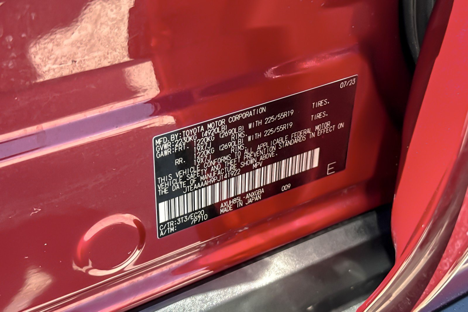 Certified 2023 Toyota Venza Nightshade AWD/4WD image 27