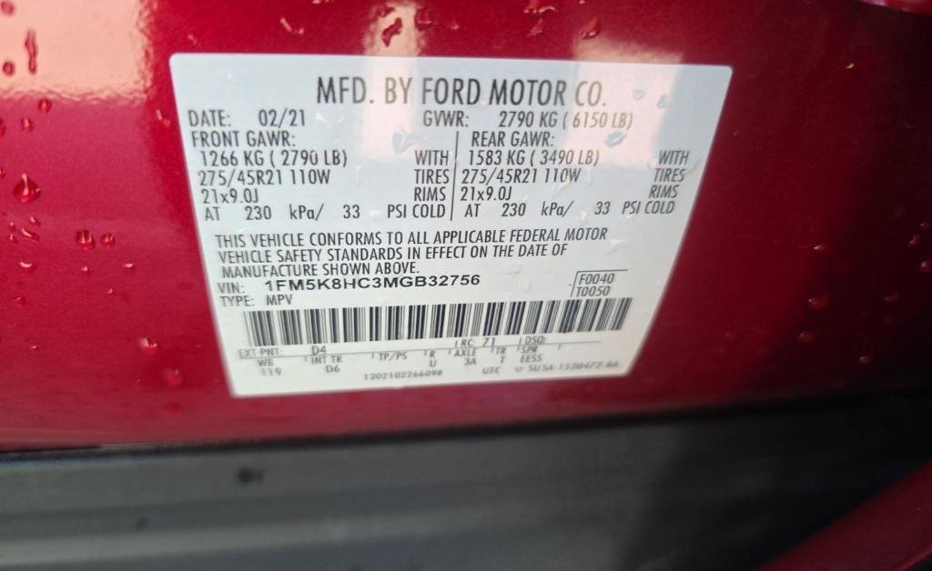 Used 2021 Ford Explorer Platinum w/ Equipment Group 601A AWD/4WD image 20