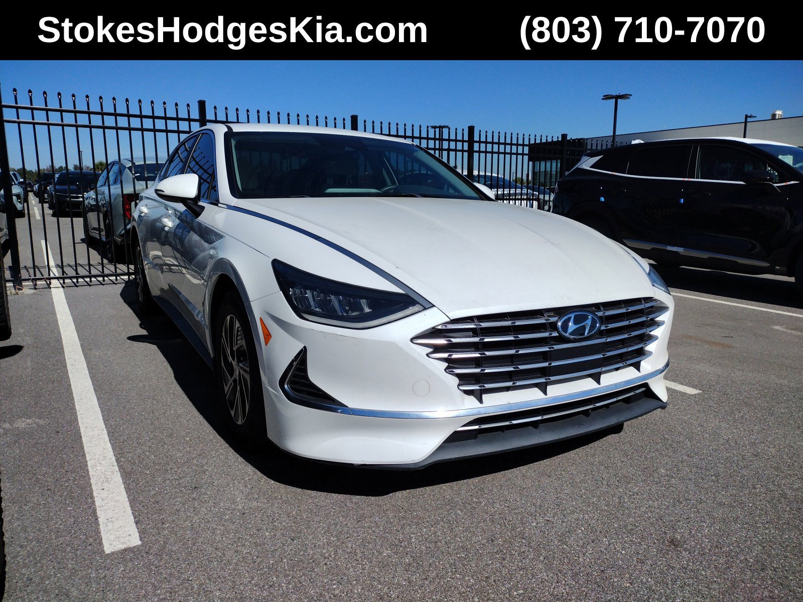 Used 2021 Hyundai Sonata Blue FWD image 1