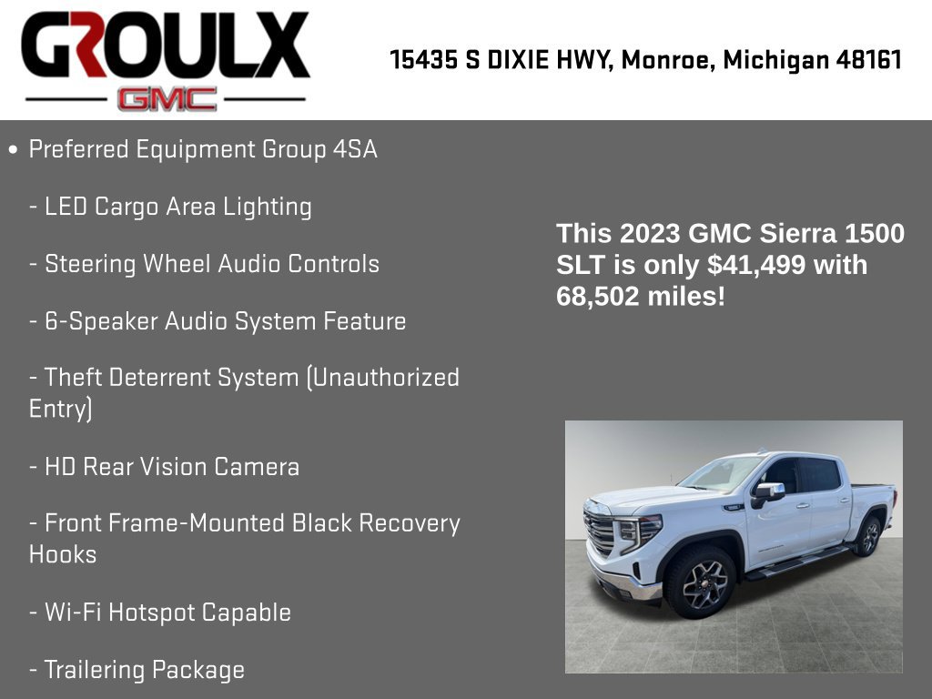 Used 2023 GMC Sierra 1500 SLT w/ SLT Premium Plus Package AWD/4WD image 29