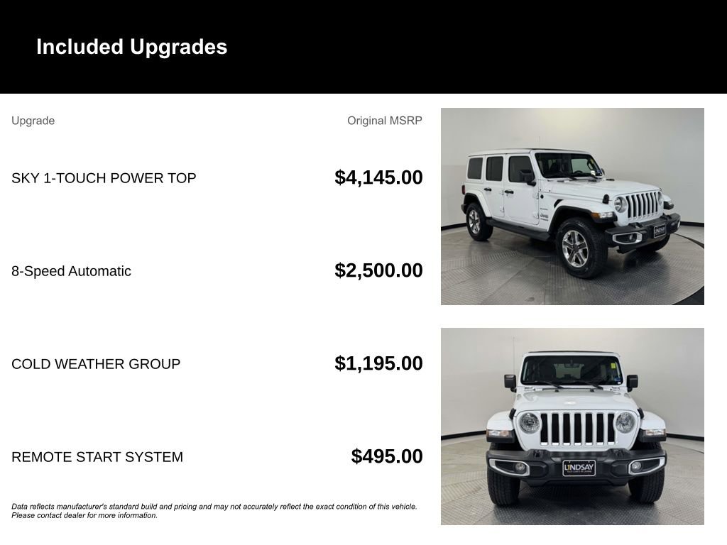 Certified 2022 Jeep Wrangler Unlimited Sahara w/ Cold Weather Group AWD/4WD image 11