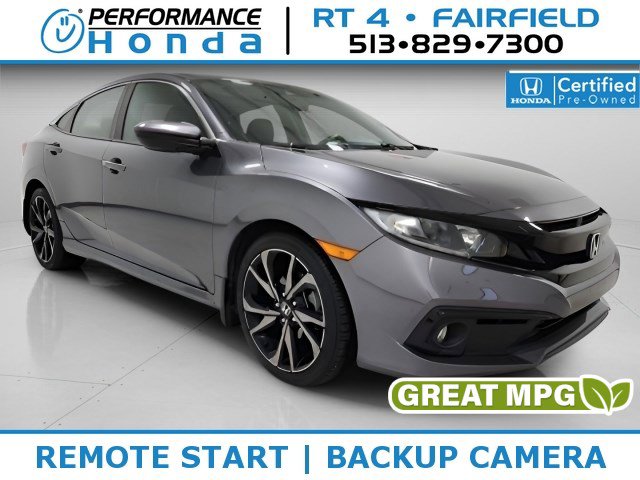 Certified 2019 Honda Civic Sport