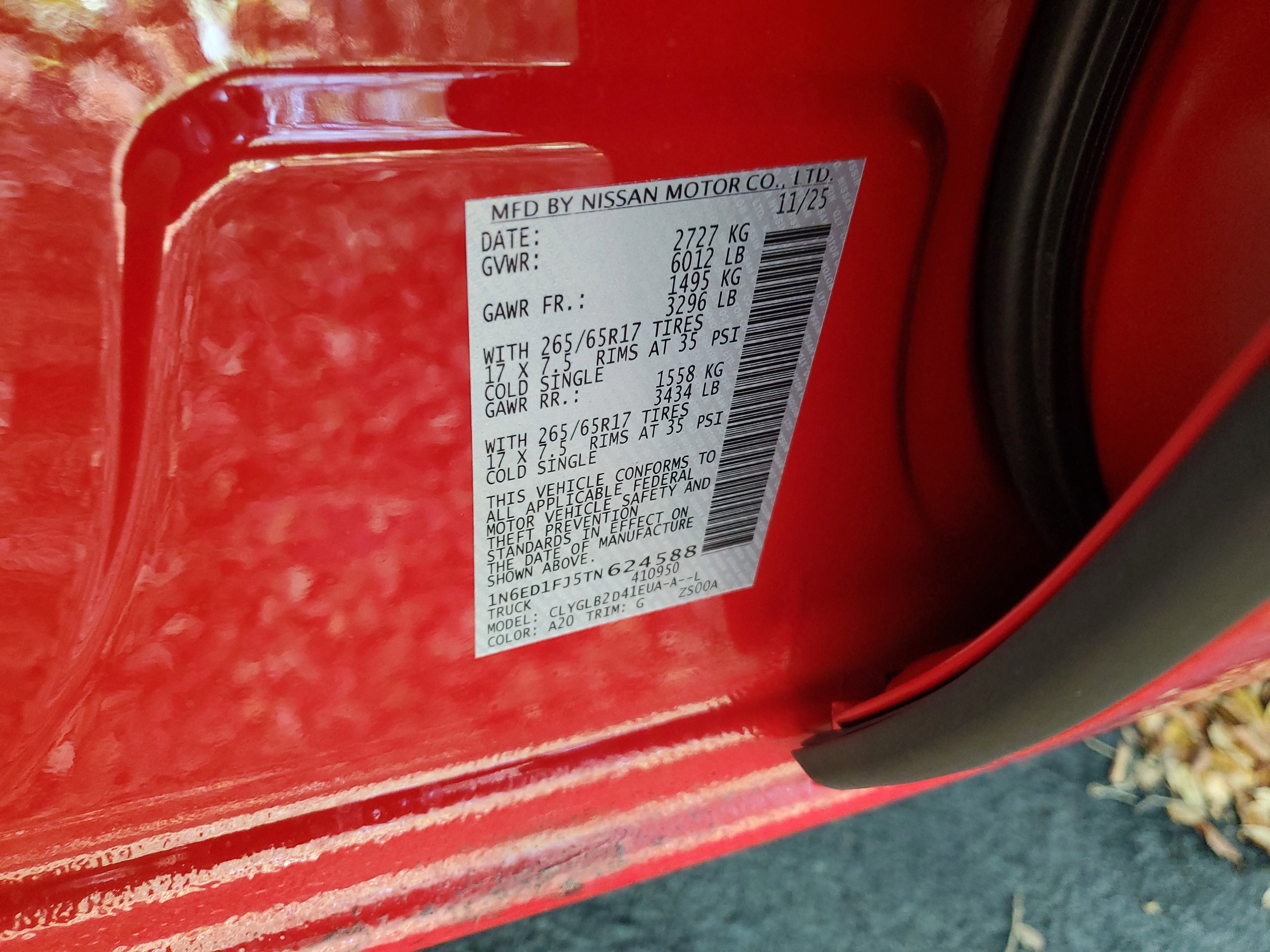 New 2026 Nissan Frontier SV w/ Tow Package image 16