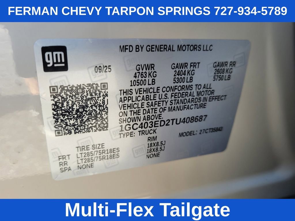 New 2026 Chevrolet Silverado EV Trail Boss w/ Plus Package image 24