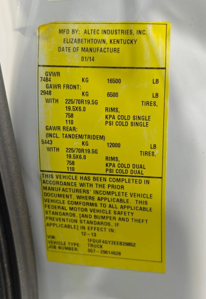 Used 2014 Ford F450 XL w/ Snow Plow Prep Package image 57