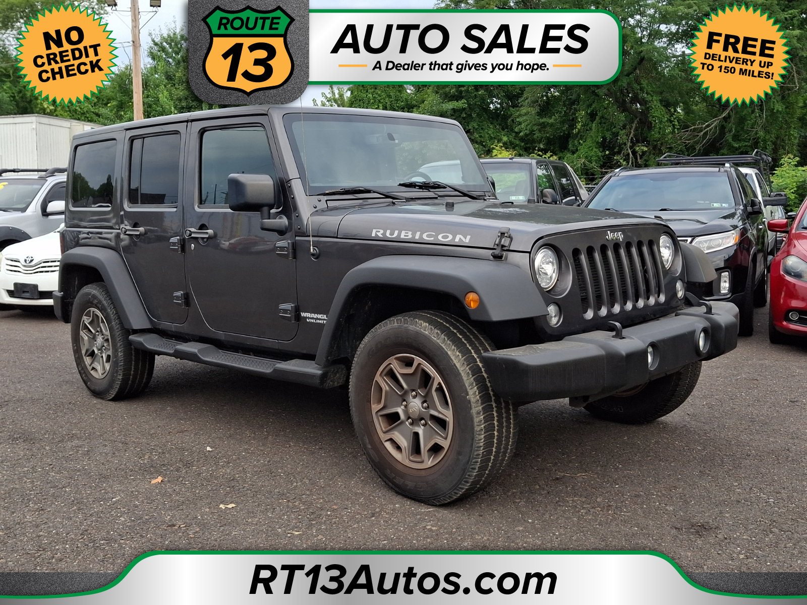 Used 2017 Jeep Wrangler Unlimited Rubicon w/ Connectivity Group AWD/4WD image 1