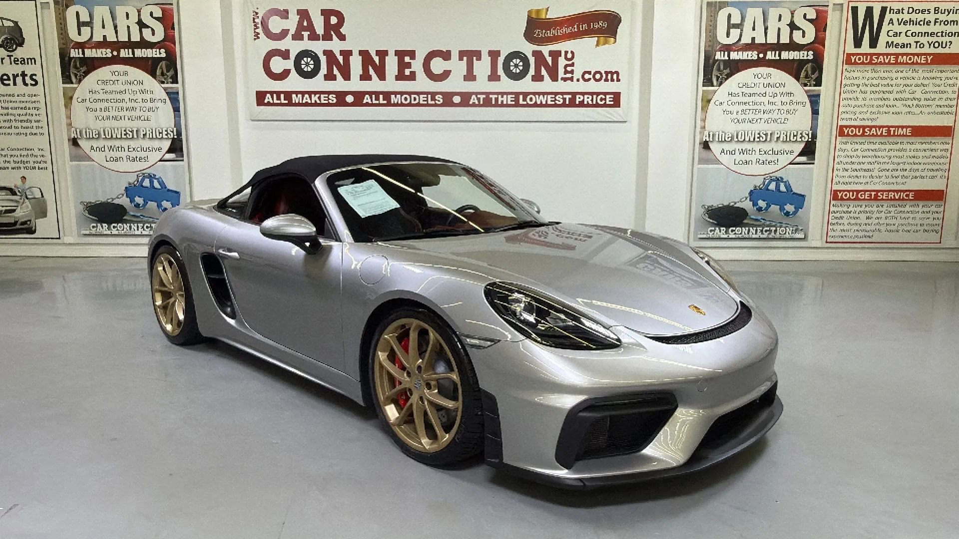 Used 2022 Porsche 718 Boxster Spyder RWD image 1