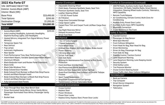 Used 2022 Kia Forte GT image 32