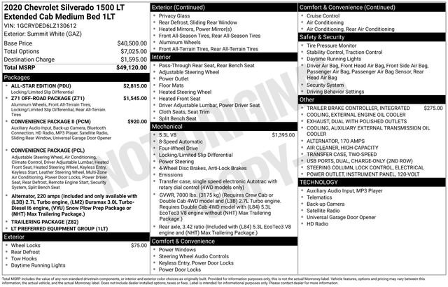 Used 2020 Chevrolet Silverado 1500 LT w/ All-Star Edition image 6