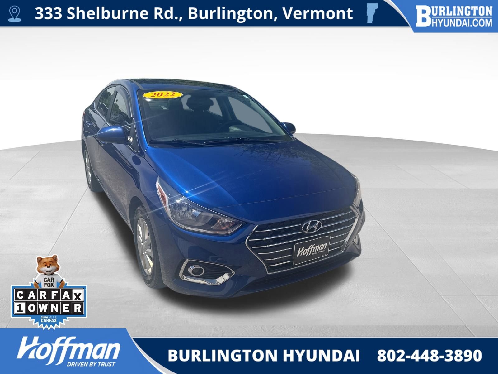 Certified 2022 Hyundai Accent SEL FWD image 1