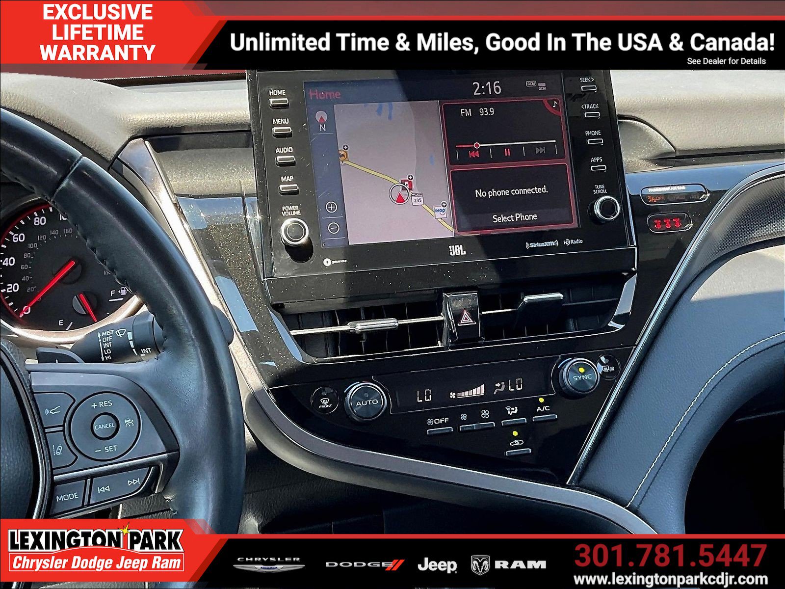 Used 2023 Toyota Camry XSE w/ Navigation Package FWD image 9