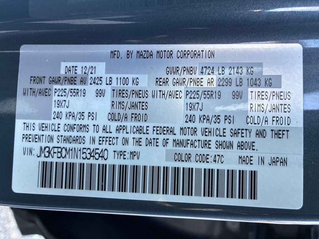 Used 2022 MAZDA CX-5 Carbon Edition image 31