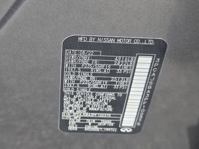 Certified 2023 INFINITI QX50 Luxe image 23