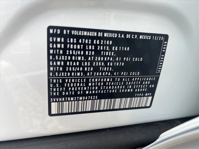 New 2026 Volkswagen Tiguan SE R-Line image 20