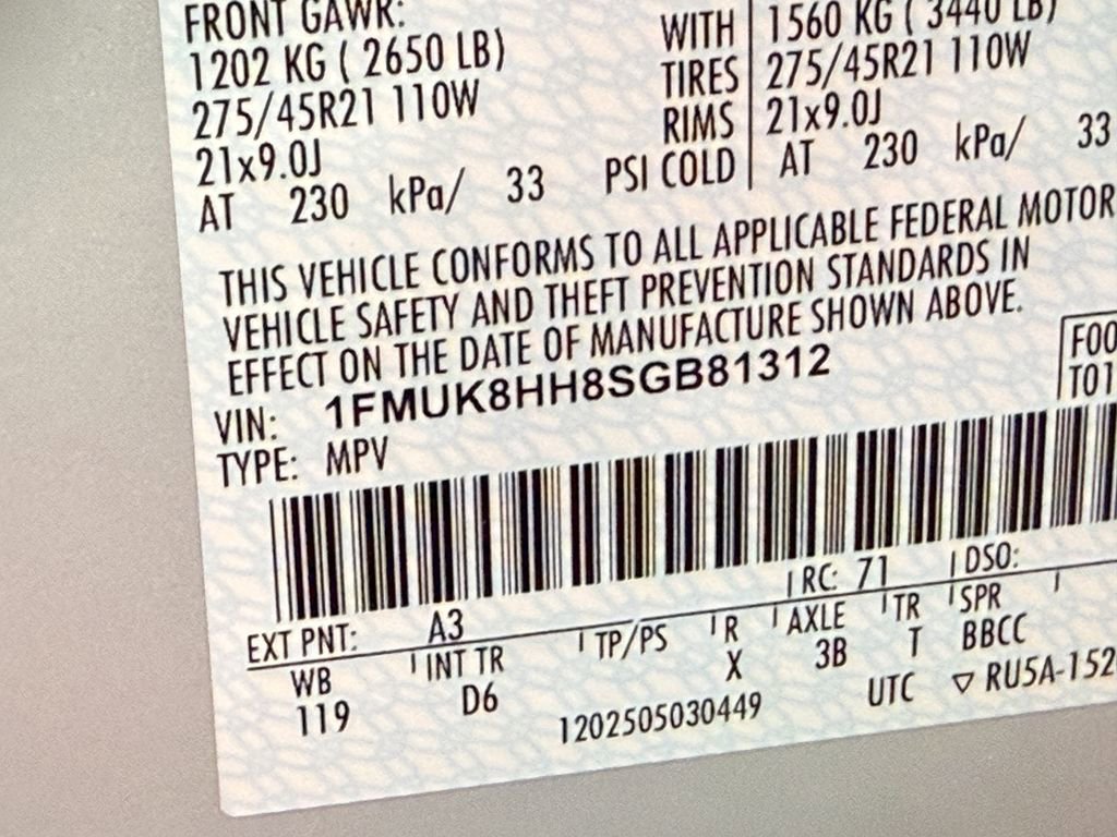 Used 2025 Ford Explorer Platinum w/ LUX Leather Package image 55