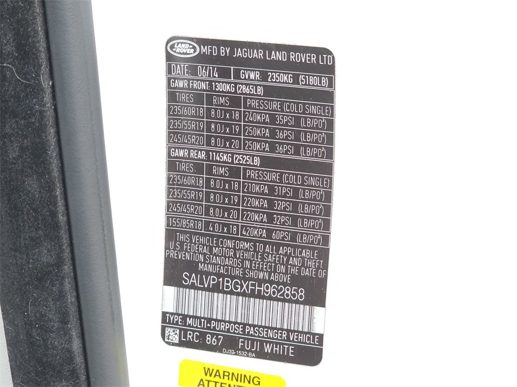 Used 2015 Land Rover Range Rover Evoque Pure Plus image 40