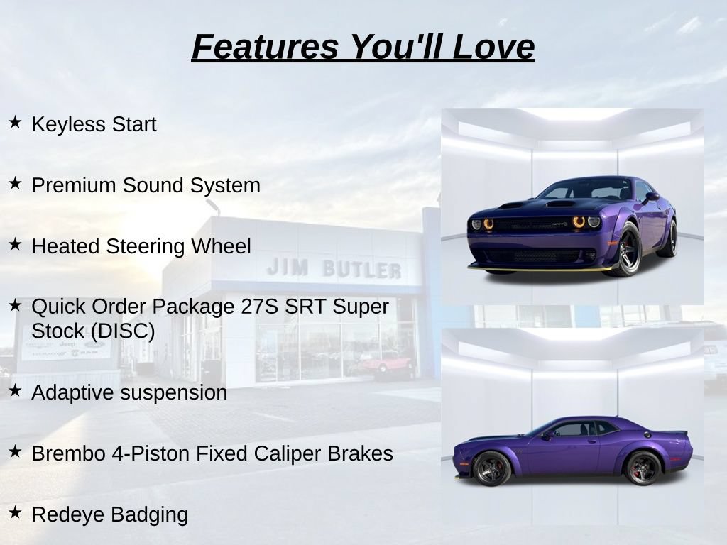 Used 2023 Dodge Challenger SRT Super Stock RWD image 19