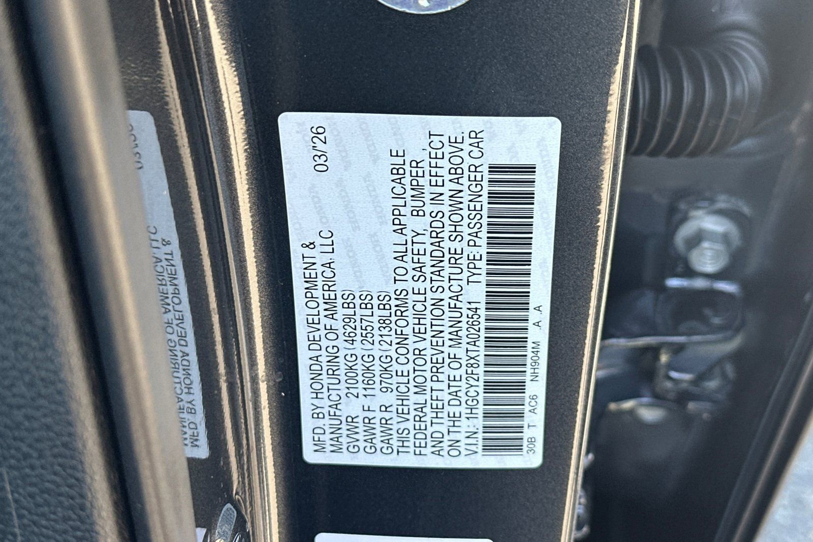 New 2026 Honda Accord Touring image 33