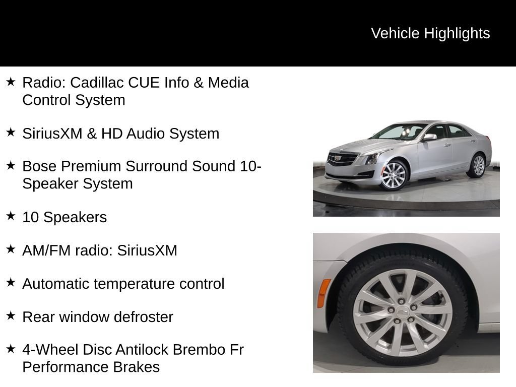 Used 2017 Cadillac ATS 2.0T AWD Sedan image 13
