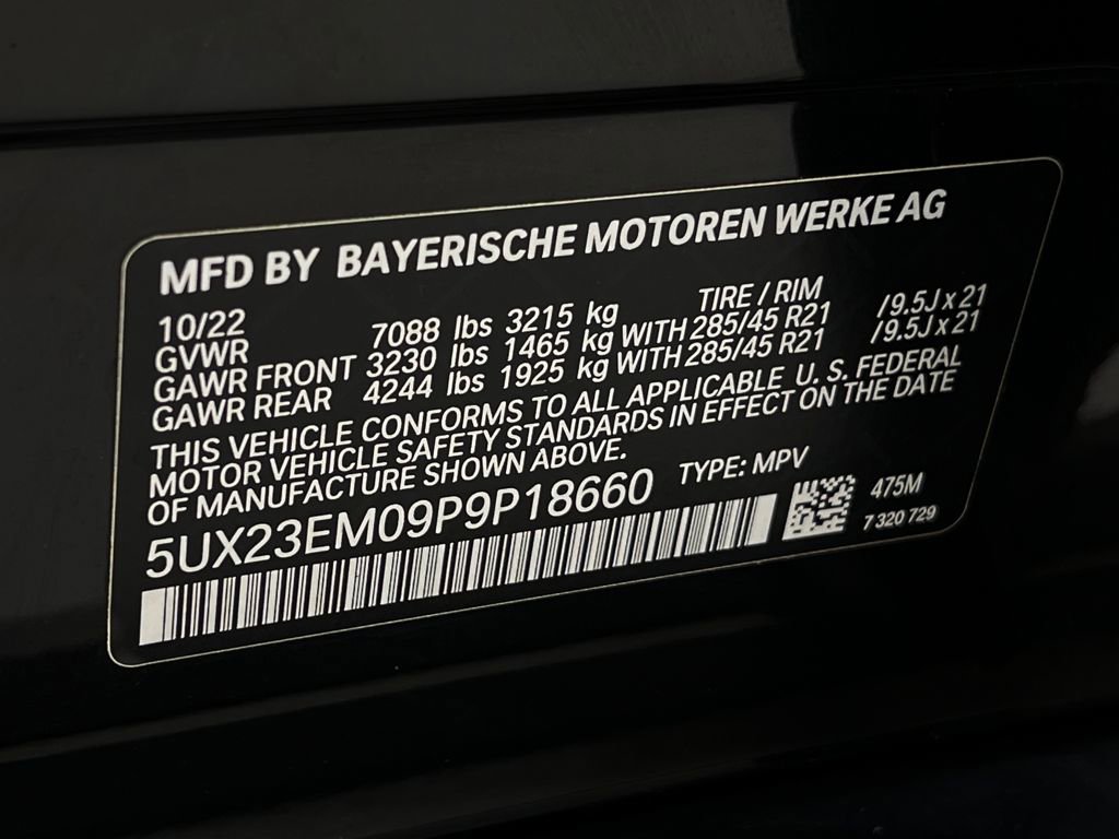 Certified 2023 BMW X7 xDrive40i w/ Climate Comfort Package image 27