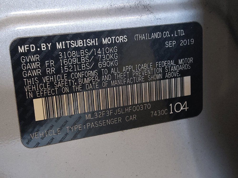 Used 2020 Mitsubishi Mirage G4 ES image 33