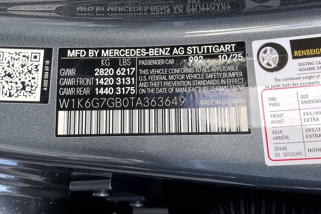 New 2026 Mercedes-Benz S 580 4MATIC Sedan image 12