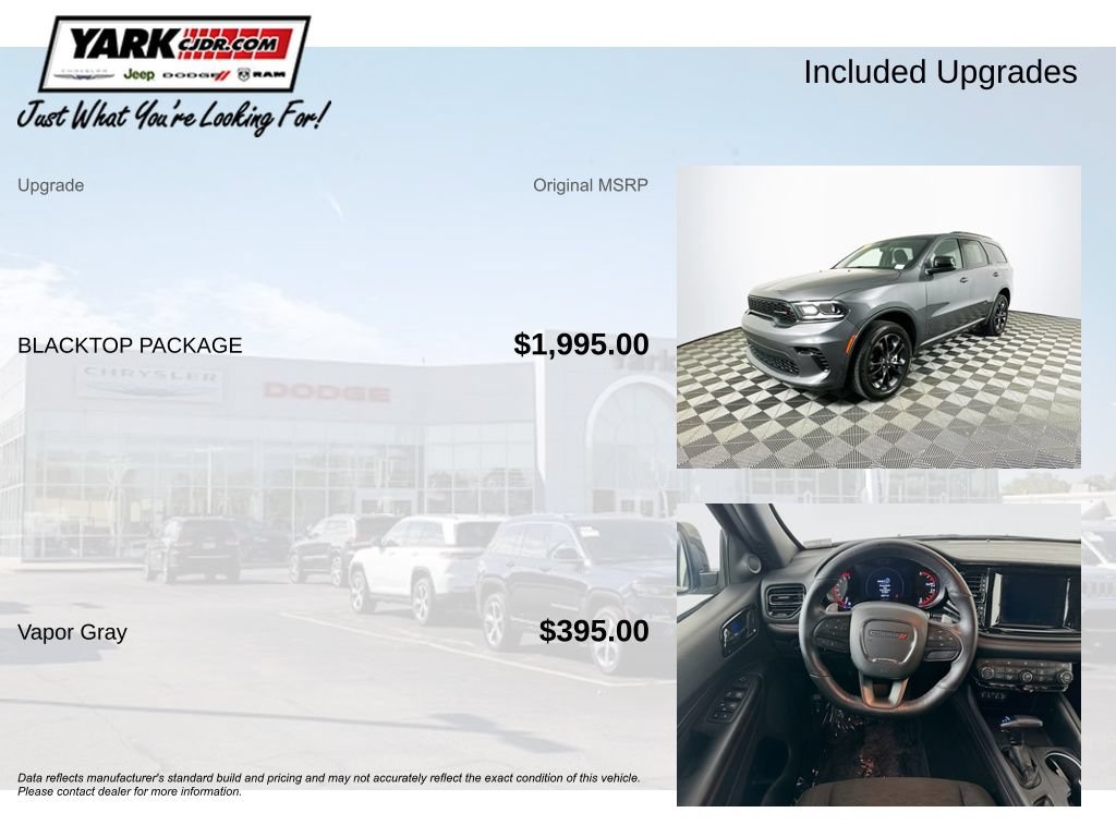 Certified 2023 Dodge Durango GT w/ Blacktop Package AWD/4WD image 5