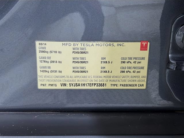 Used 2014 Tesla Model S P85 RWD image 33