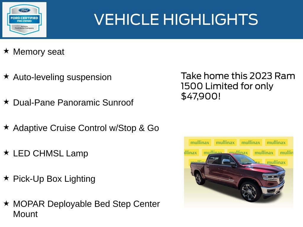 Used 2023 RAM 1500 Limited AWD/4WD image 23