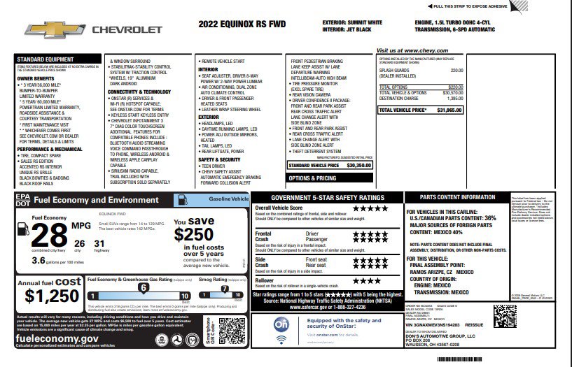 Used 2022 Chevrolet Equinox RS FWD image 12