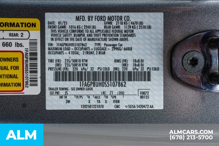 Used 2025 Ford Mustang Premium RWD image 53