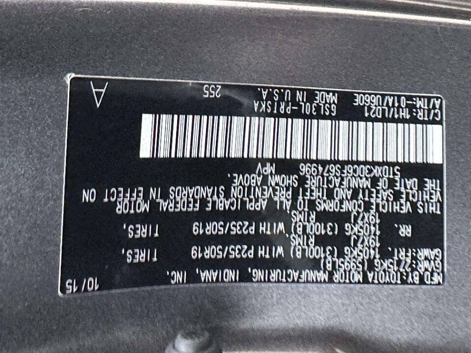 Used 2015 Toyota Sienna SE FWD image 25