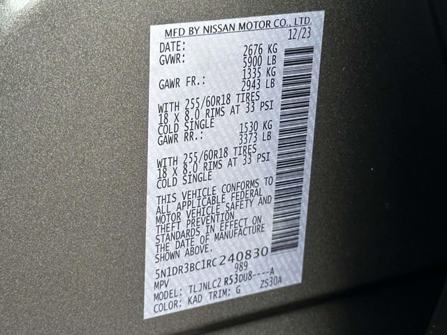 Used 2024 Nissan Pathfinder SV w/ Black Appearance Package image 27