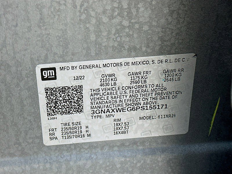 Used 2023 Chevrolet Equinox RS w/ RS Leather Package image 33