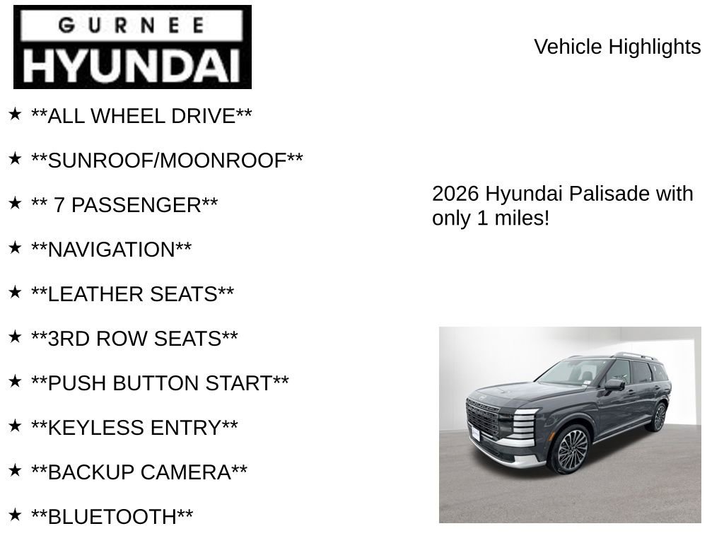 New 2026 Hyundai Palisade Calligraphy image 7