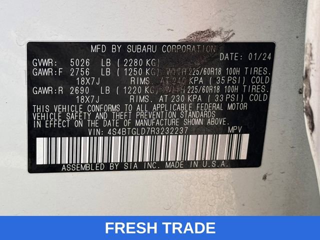 Used 2024 Subaru Outback Onyx Edition XT image 33