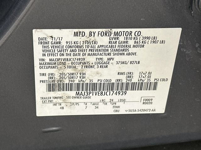 Used 2018 Ford EcoSport Titanium FWD image 24