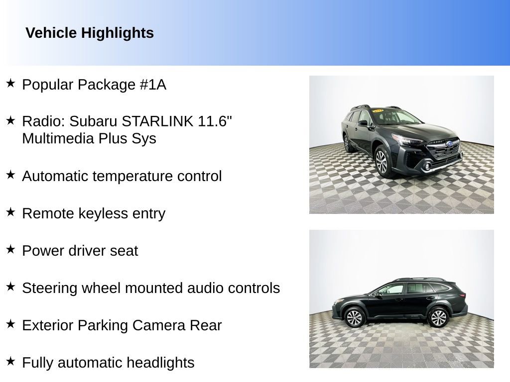 Used 2024 Subaru Outback Premium w/ Popular Package #1A AWD/4WD image 2
