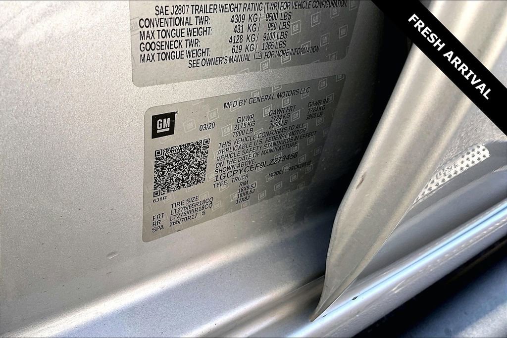 Used 2020 Chevrolet Silverado 1500 Custom Trail Boss w/ Custom Convenience Package image 19