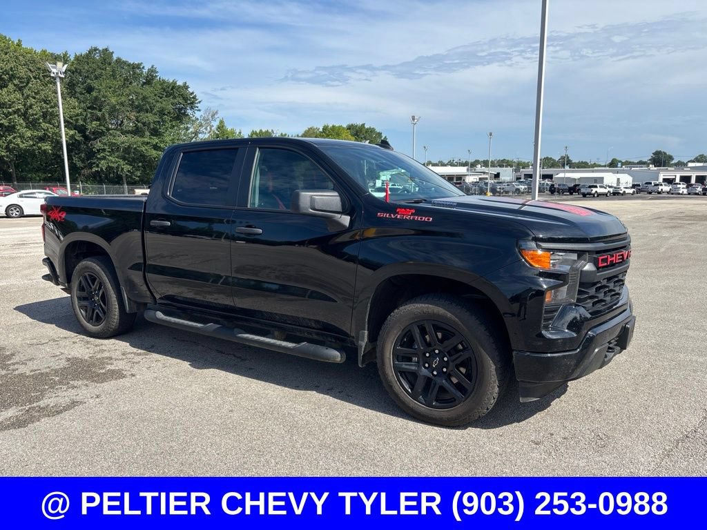 Used 2025 Chevrolet Silverado 1500 Custom w/ Turbomax Blackout Package