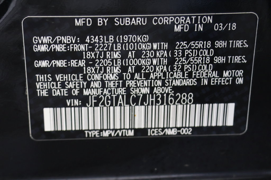 Used 2018 Subaru Crosstrek 2.0i Limited AWD/4WD image 29