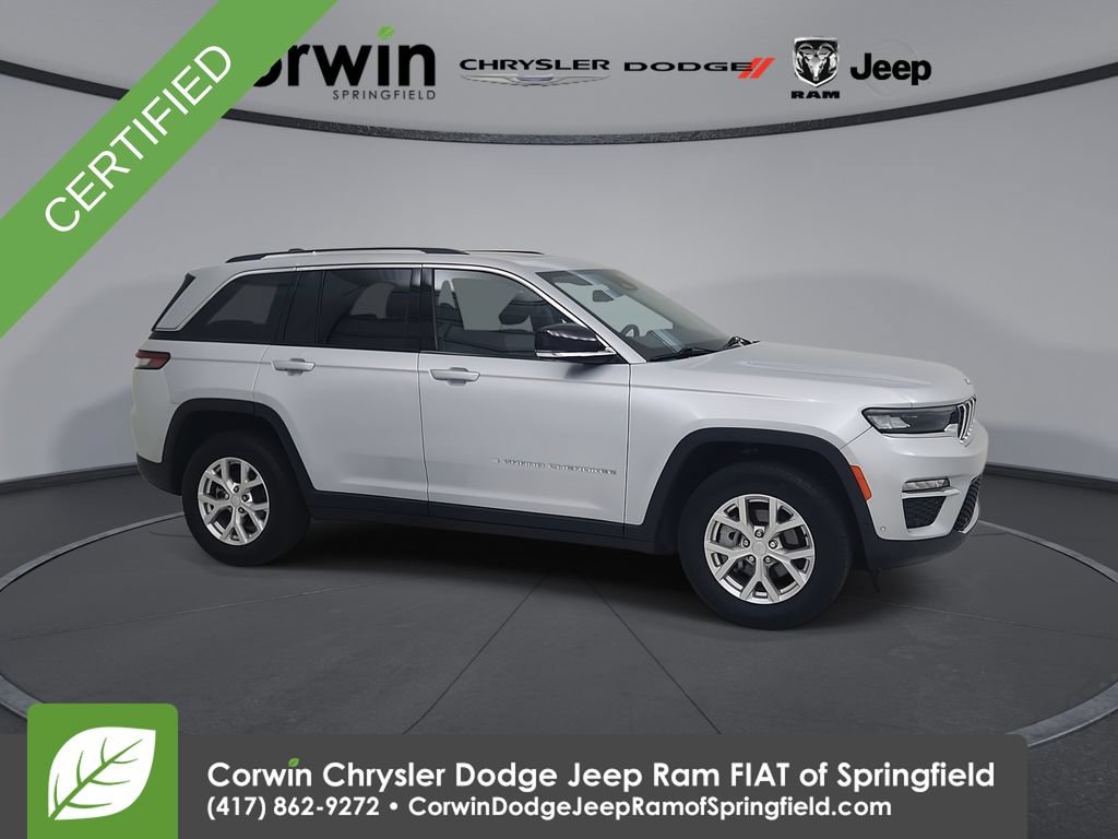 Certified 2023 Jeep Grand Cherokee Limited w/ Luxury Tech Group II